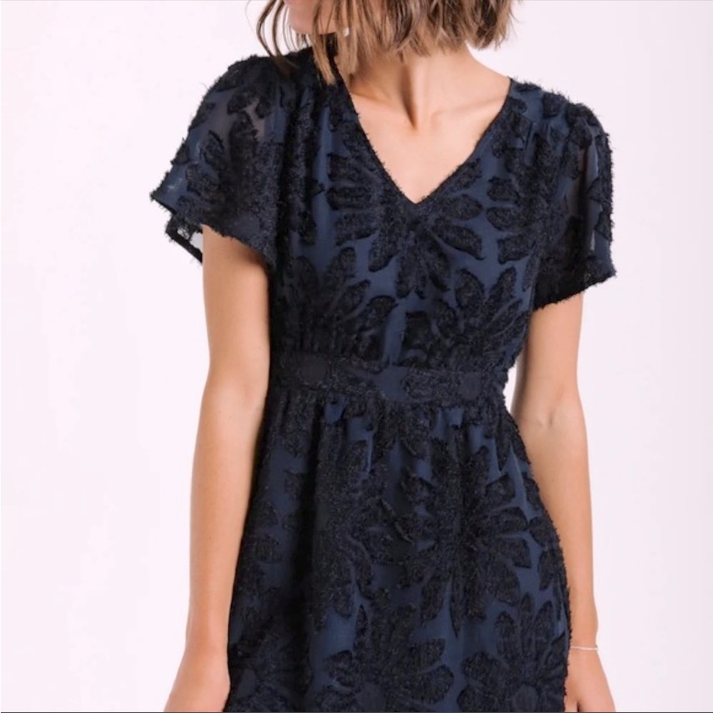 Piper & Scoot: The Theater Detail Maxi Dress in Navy
